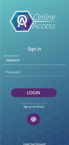 New proposed UI design login screen